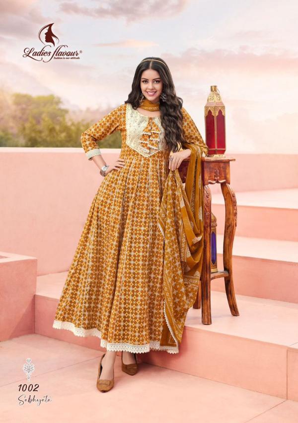 Ladies Flavour Sabhyata Cotton Designer Kurti With Dupatta Collection